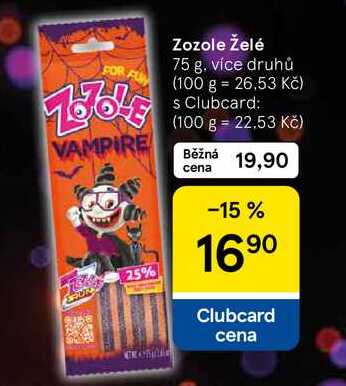 Zozole Želé, 75 g 
