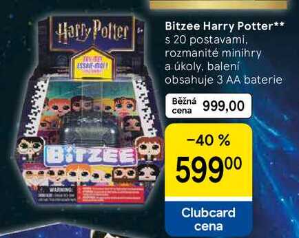 Bitzee Harry Potter, s 20 postavami, rozmanité minihry a úkoly, balení obsahuje 3 AA baterie 