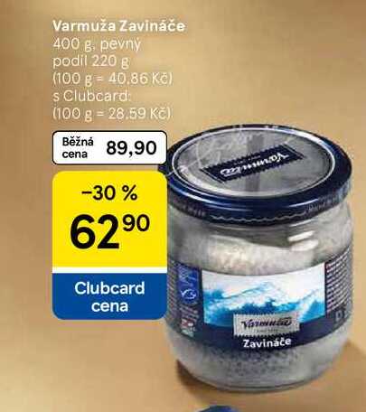 Varmuža Zavináče, 400 g. pevný podil 220 g