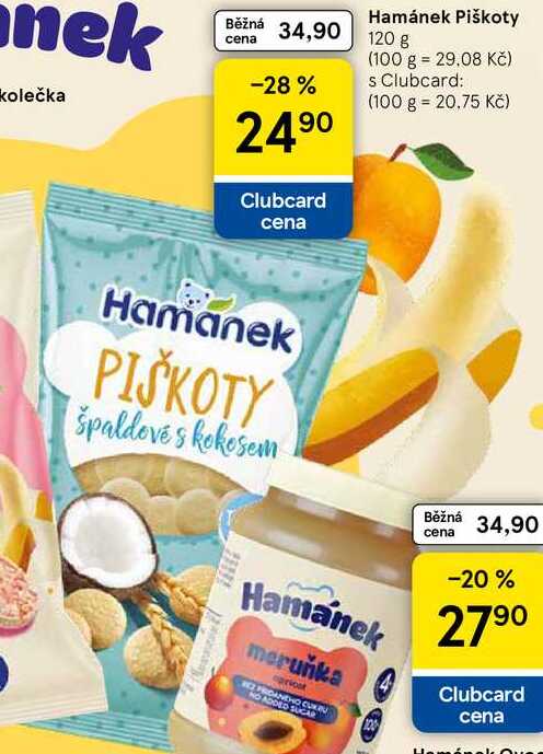 Hamánek Piškoty, 120 g  