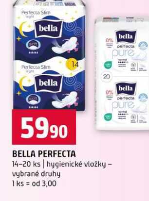 BELLA PERFECTA 14-20 ks hygienické vložky vybrané druhy Terno