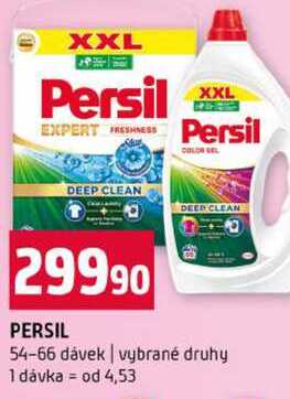 PERSIL 40 54-66 dávek vybrané druhy
