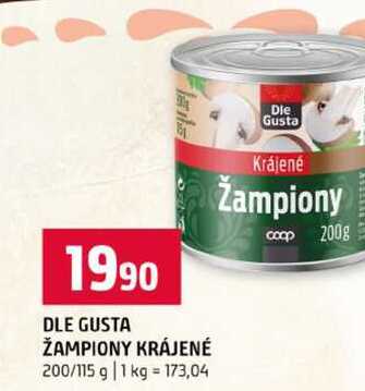 DLE GUSTA ŽAMPIONY KRÁJENÉ 200/115 g