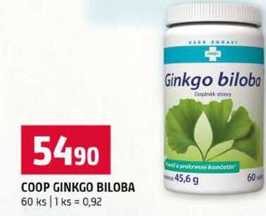 COOP GINKGO BILOBA 60 ks Terno