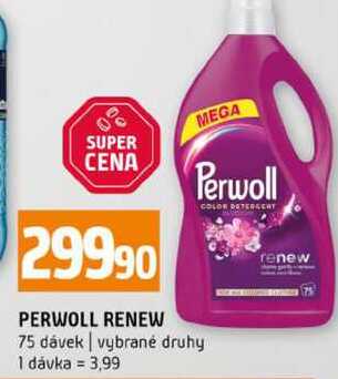 PERWOLL RENEW 75 dávek vybrané druhy