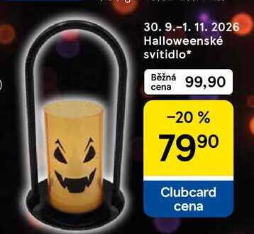 Halloweenské svítidlo