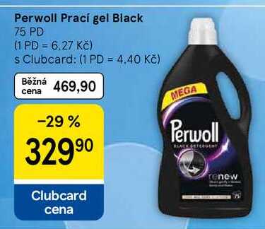 Perwoll Prací gel Black, 75 PD Tesco