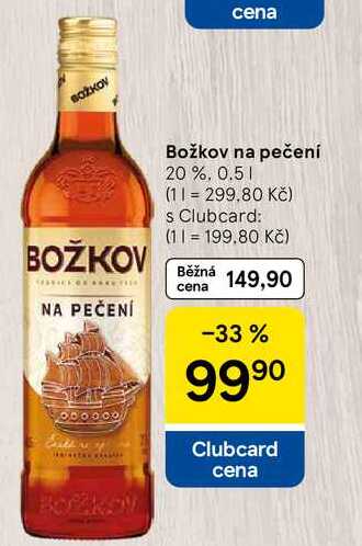 Božkov na pečení 20 %, 0.5 l