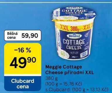 Meggle Cottage Cheese přírodní XXL, 380 g