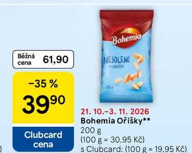 Bohemia Oříšky, 200 g  