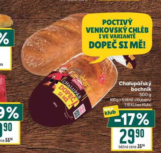 Chalupářský bochnik 500 g