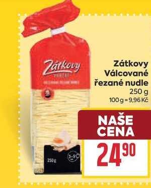 Zátkovy Válcované řezané nudle 250 g
