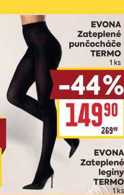 EVONA Zateplené punčocháče TERMO 1 ks