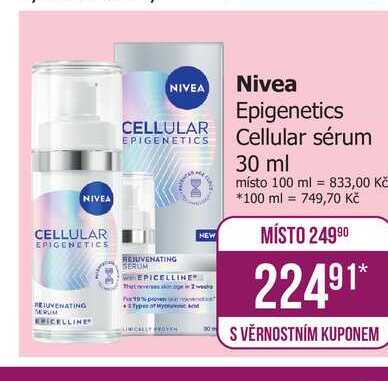 Nivea Epigenetics Cellular sérum 30 ml Teta drogerie