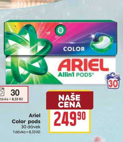 Ariel Color pods 30 dávek BILLA