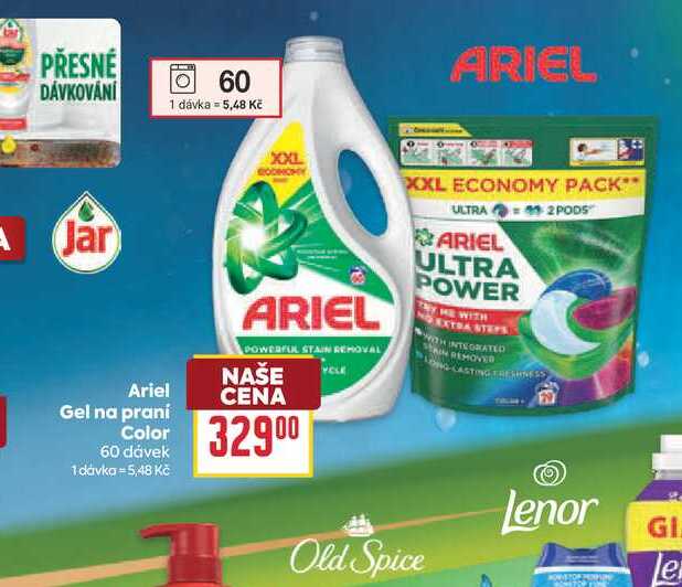Ariel Gel na praní Color 60 dávek BILLA