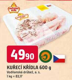 KUŘECÍ KŘÍDLA 600 g
