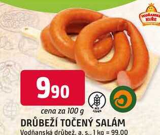 DRŮBEŽÍ TOČENÝ SALÁM 100g