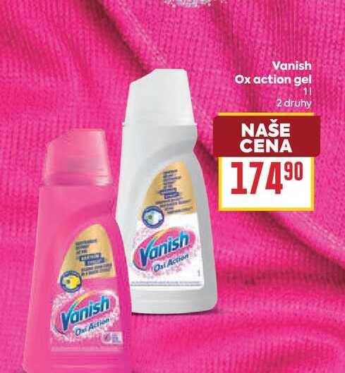 Vanish Oxi Action gel 1l BILLA