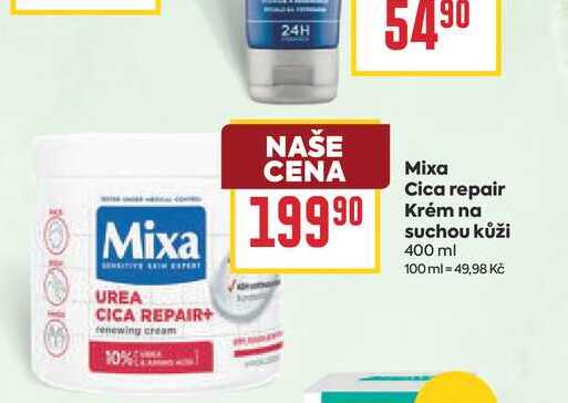 Μίχα Cica repair Krém na suchou kůži 400 ml BILLA