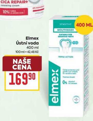 Elmex Ústní voda 400 ml BILLA