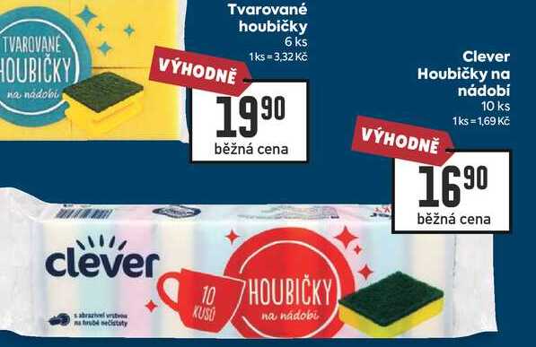 Clever Houbičky na nádobí 10 ks BILLA