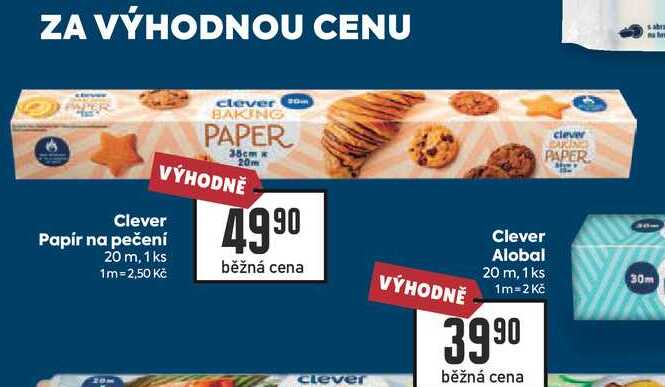 Clever Papír na pečení 20 m