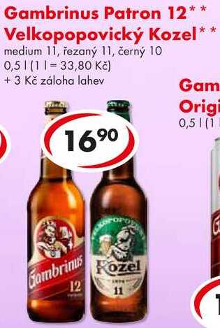 Gambrinus Patron 12, 0,5 l