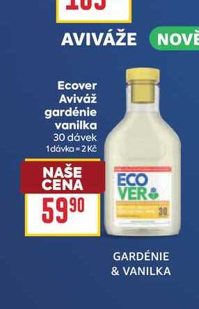 Ecover Aviváž gardénie vanilka 30 dávek BILLA