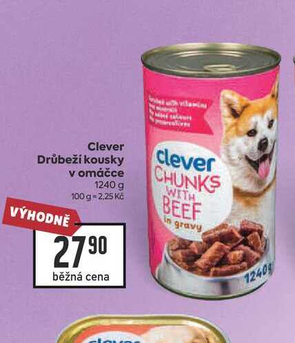 Clever Drůbeží kousky v omáčce 1240 g