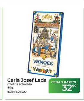 Carla Josef Lada mléčná čokoláda 80g