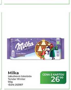 Milka tabulková čokoláda Tender Winter 90g