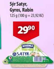 Sýr Satyr, Gyros, Rabín, 125 g 