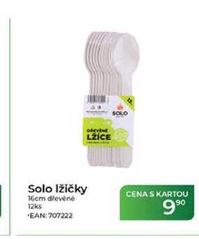 Solo lžičky 16cm dřevěné 12ks Tamda Foods