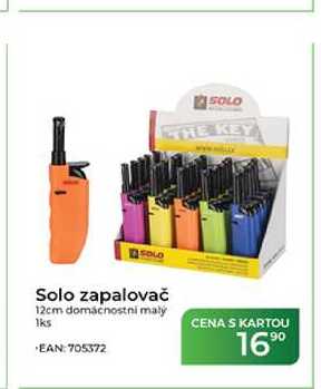 Solo zapalovač 12cm domácnostmi malý 1ks Tamda Foods
