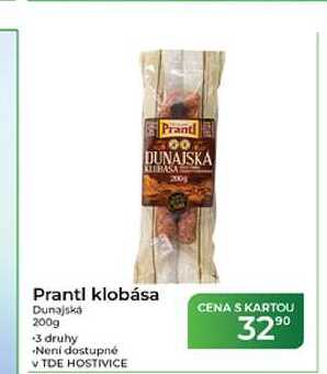 Prantl klobása Dunajská 200g