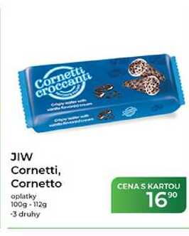 JIW Cornetti, Cornetto oplatky 100g-112g