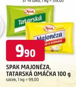 SPAK MAJONÉZA, TATARSKÁ OMÁČKA 100 g sáček
