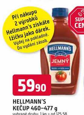 HELLMANN'S KEČUP 460-477 g