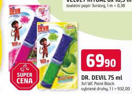 DR. DEVIL 75 ml 3v1 WC Trefa