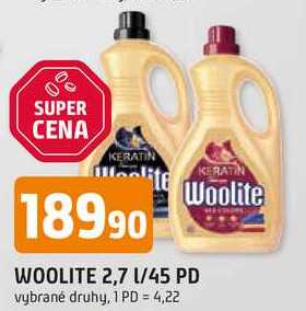 WOOLITE 2,7 L/45 PD