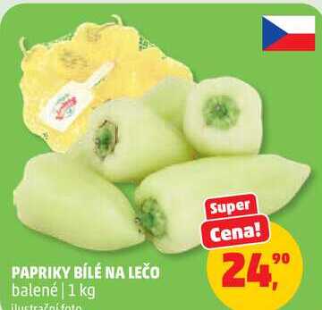 PAPRIKY BÍLÉ NA LEČO balené, 1 kg