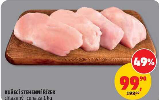 KUŘECÍ STEHENNÍ ŘÍZEK chlazený, 1 kg