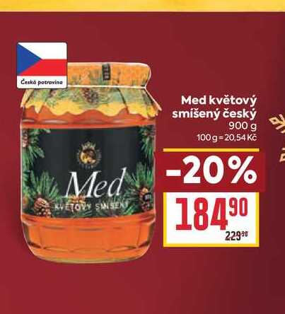 Med květový smíšený český 900 g