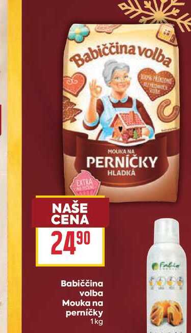Babiččina volba Mouka na perníčky 1kg 