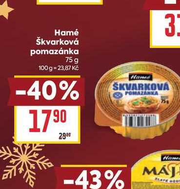 Hamé Škvarková pomazánka 75 g 