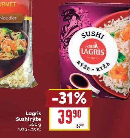 Lagris Sushi rýže 500 g 