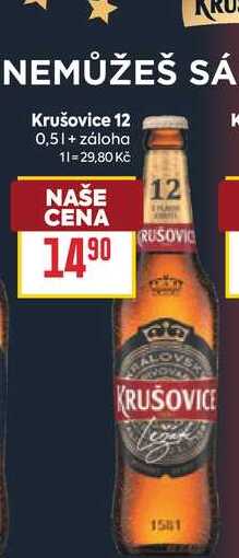 Krušovice 12 0,5l