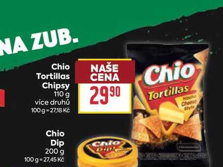 Chio Tortillas Chipsy 110 g  