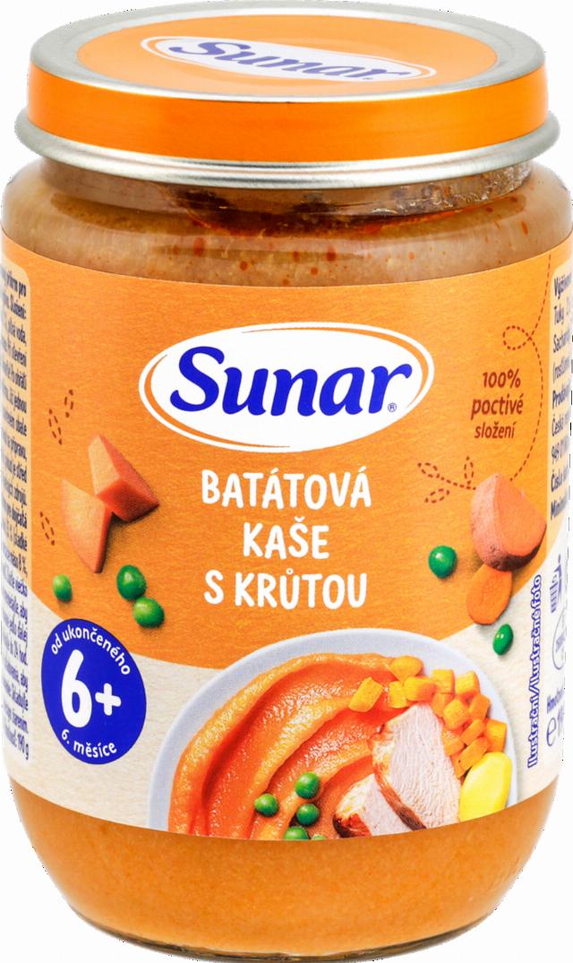 Sunar Batátová kaše s krůtou Kaufland